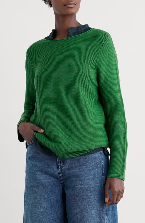 Makers Rib Organic & Recycled Cotton Sweater
