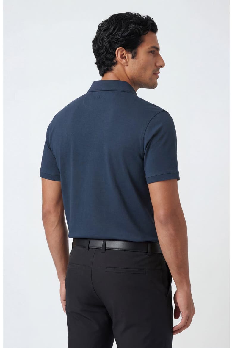 Clubhouse Pique Polo, Alternate, color, Tidal Blue