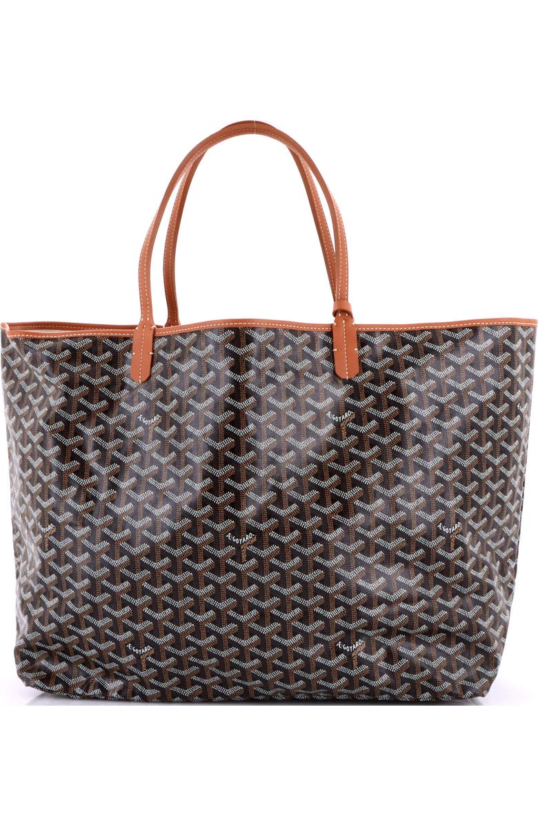 Pre-Owned Goyard Saint Louis Tote Printed Coated Canvas GM, Alternate, color, Print