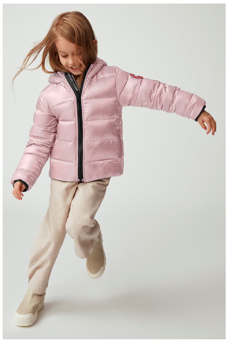 Kids' Crofton Water Repellent 750 Fill Power Down Recycled Nylon Puffer Jacket, Alternate, color, PINK LEMONADE