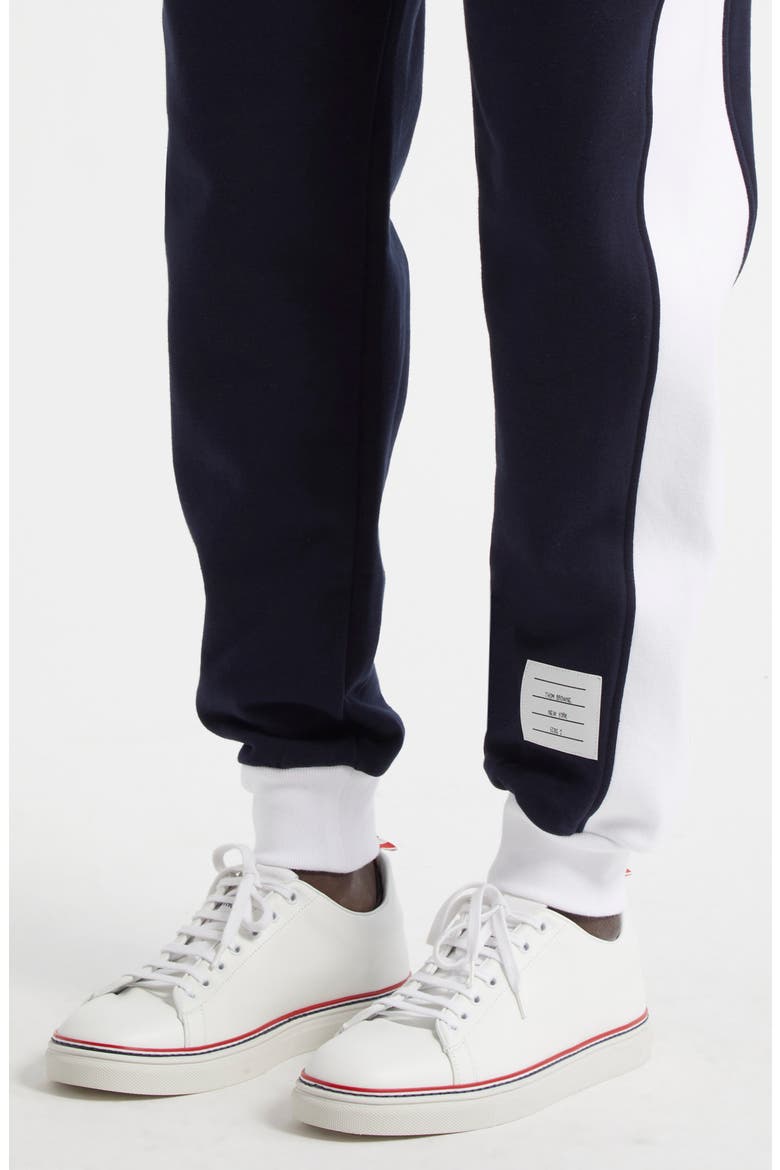 4-Bar French Terry Joggers, Alternate, color, 415 NAVY