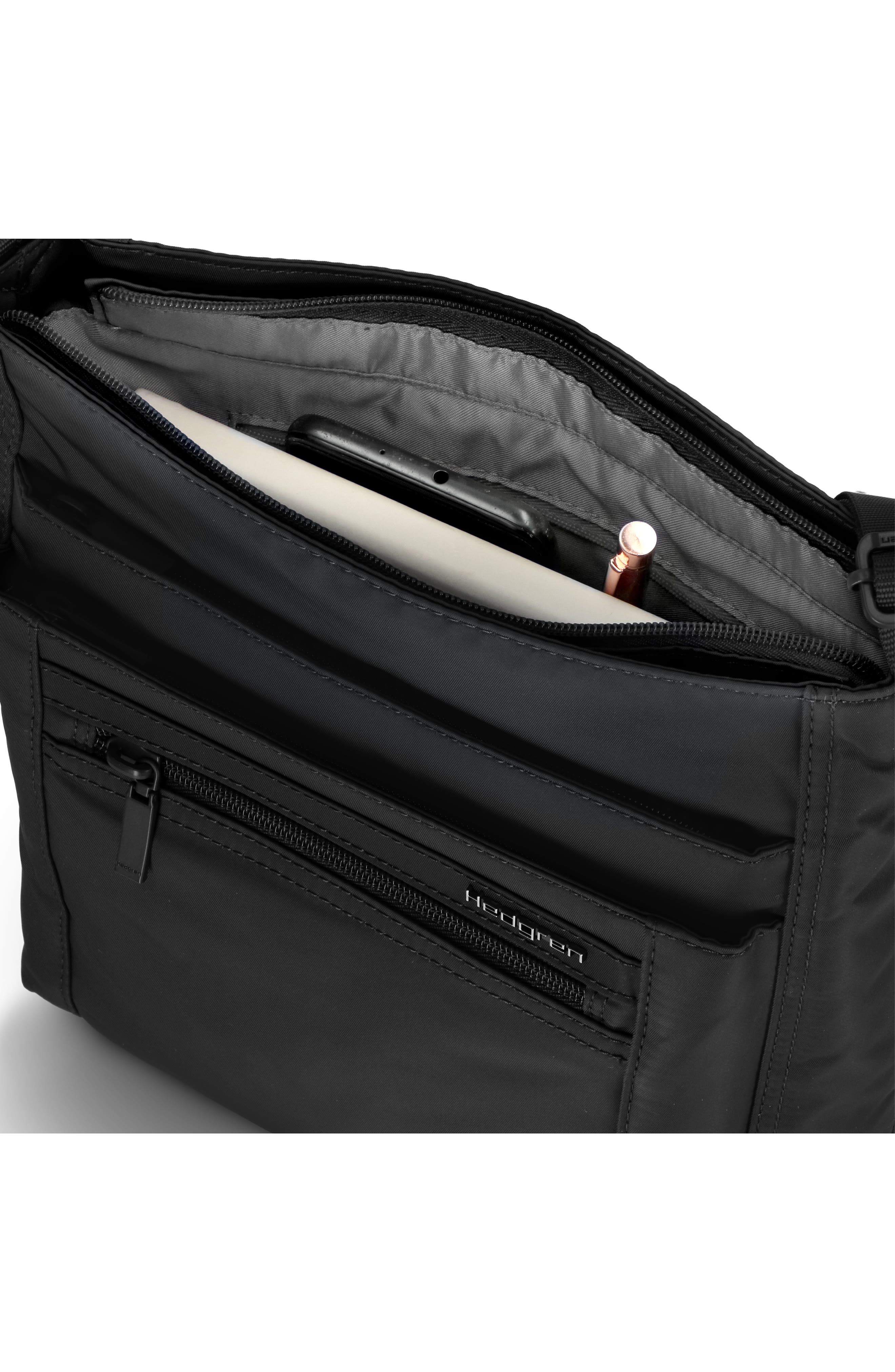 Hedgren Orva RFID Water Repellent Crossbody Bag, Alternate, color, Black