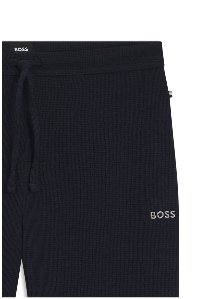 Waffle Knit Lounge Pants, Alternate, color, DARK BLUE