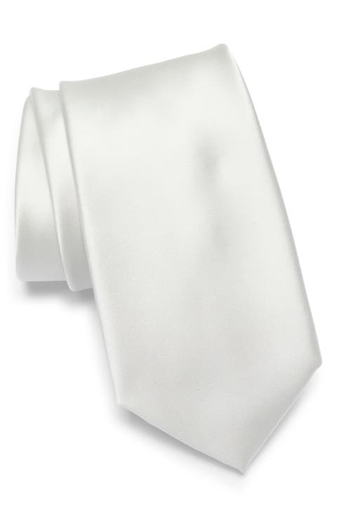 Solid Satin Tie