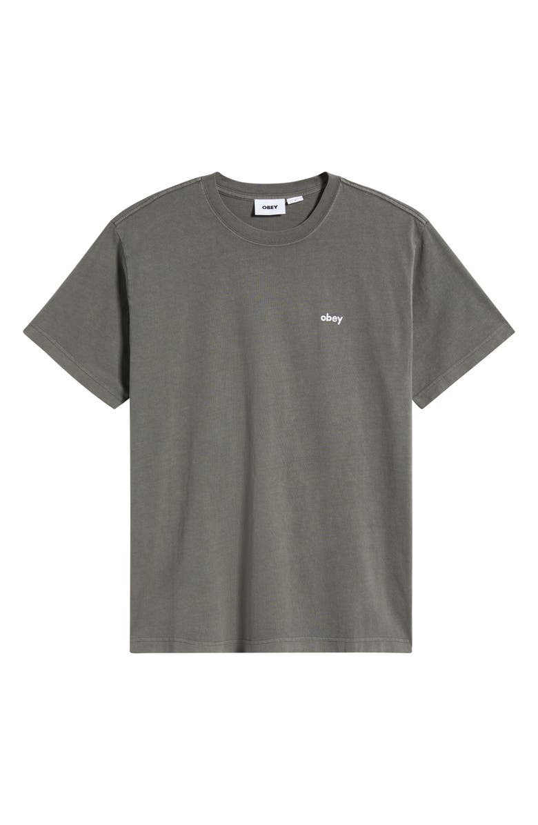 Obey Cotton Logo T-Shirt, Alternate, color, 