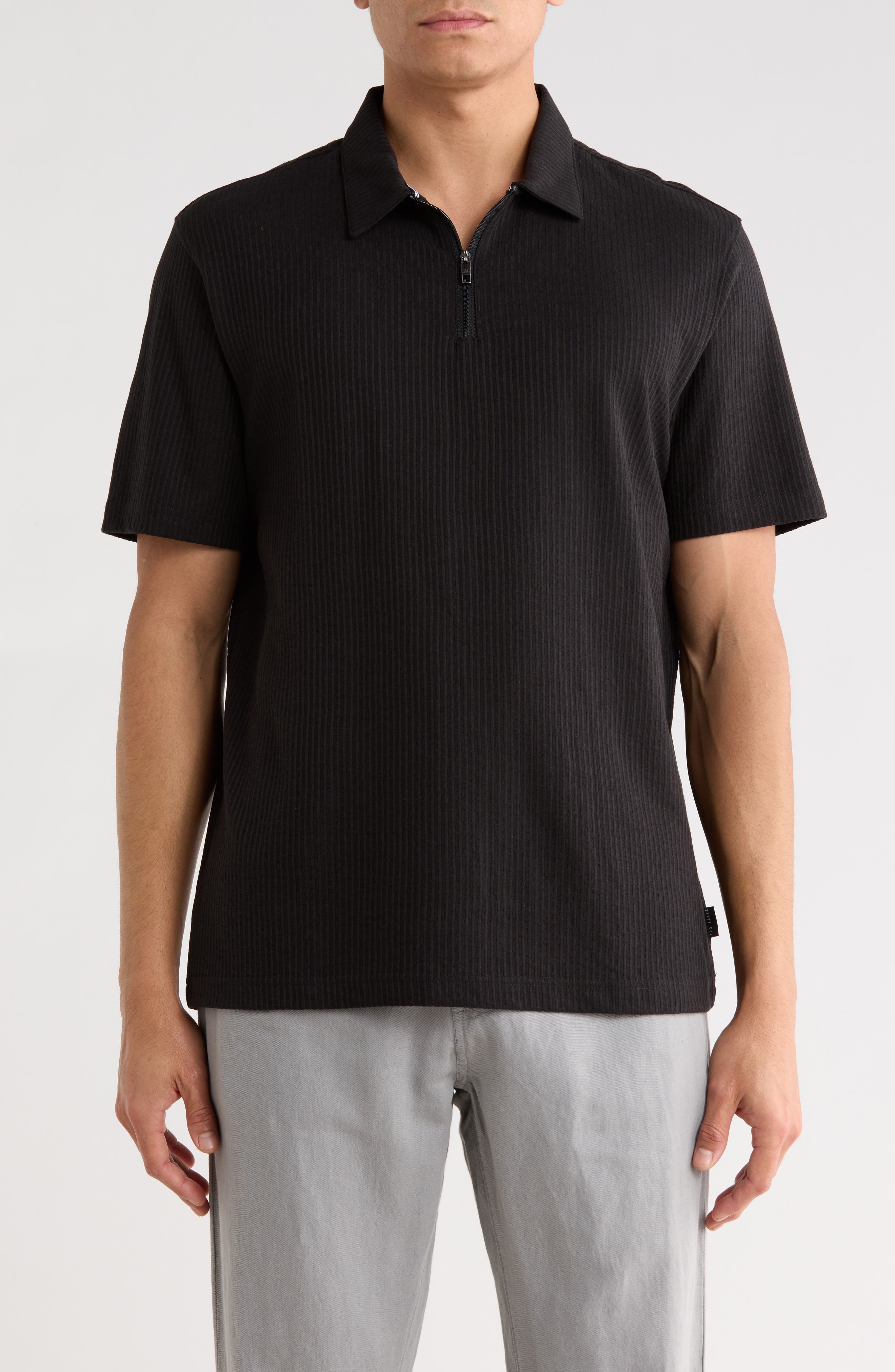 Ted Baker Quarter Zip Knit Polo