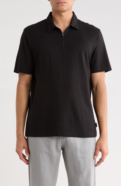 Quarter Zip Knit Polo