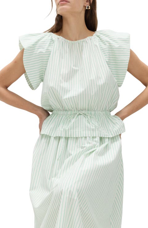 Variegated Stripe Cotton Top