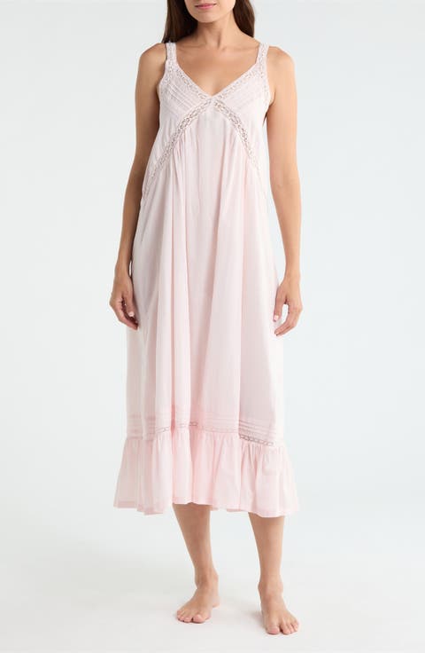 Peached Cotton Lawn Nightgown