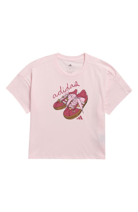 Kids' Loose Fit Sneaker Graphic T-Shirt