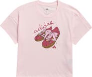 adidas Kids' Loose Fit Sneaker Graphic T-Shirt