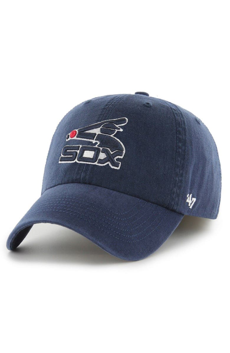 '47 Men's '47 Navy Chicago White Sox Cooperstown Collection Franchise Fitted Hat, Main, color, Navy