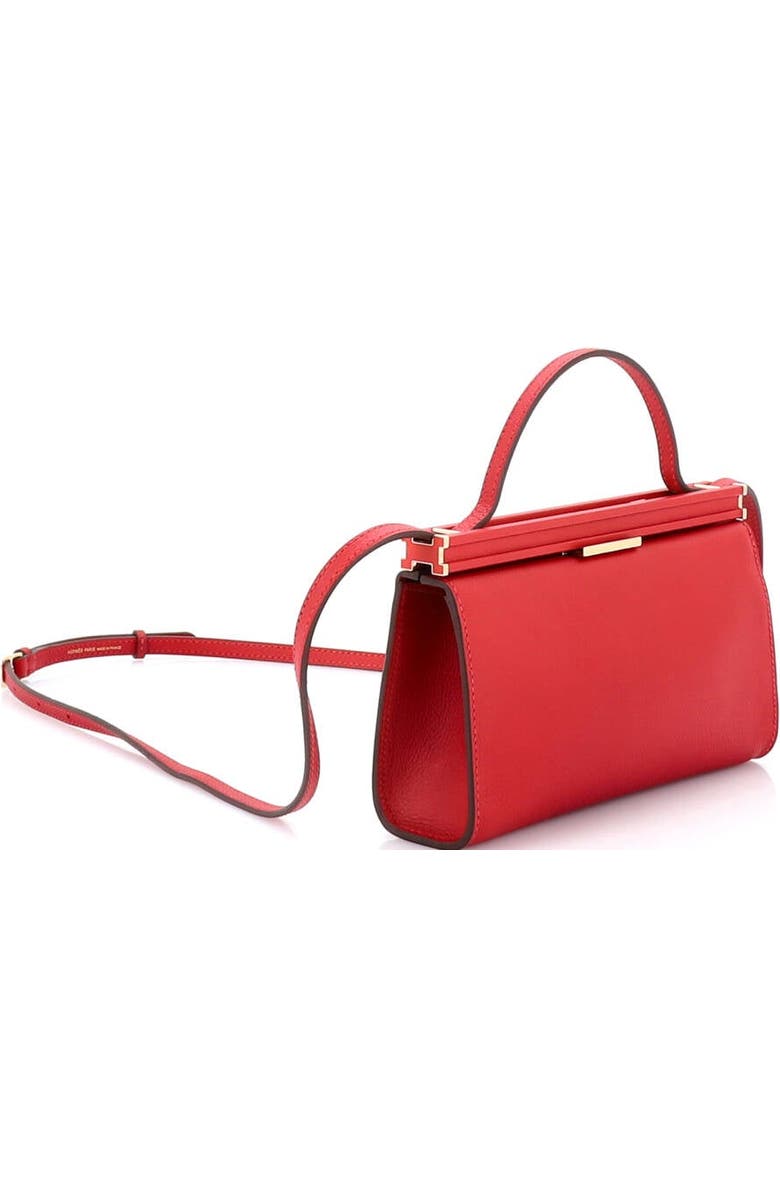 Pre-Owned Hermes Clic-H Shoulder Bag Evercolor 21, Alternate, color, Rouge De Coeur