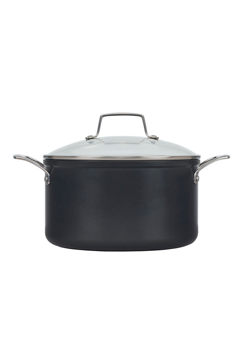 Nonstick Ceramic Stockpot, Alternate, color, BLACK CERAMIC