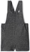 Space Grey Herringbone Stretch Overalls