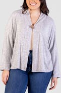 24seven Comfort Apparel One-Button Cardigan