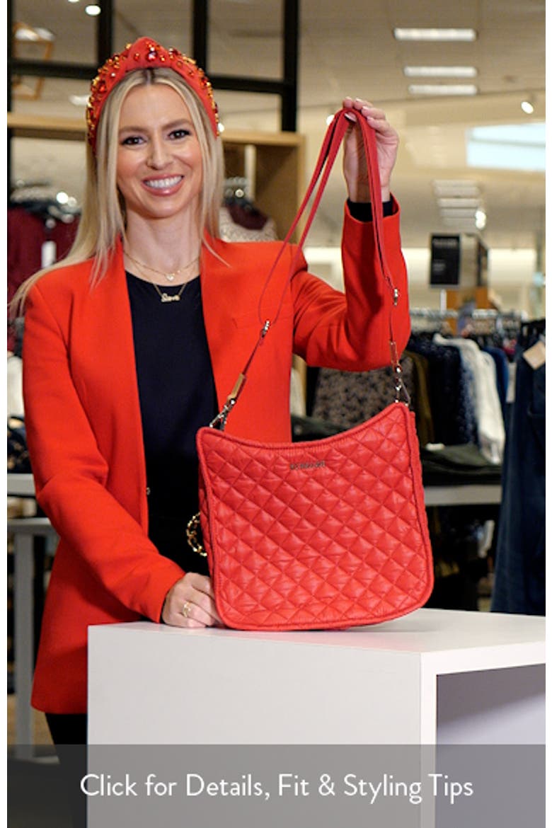 Quilted Nylon Box Crossbody Bag video