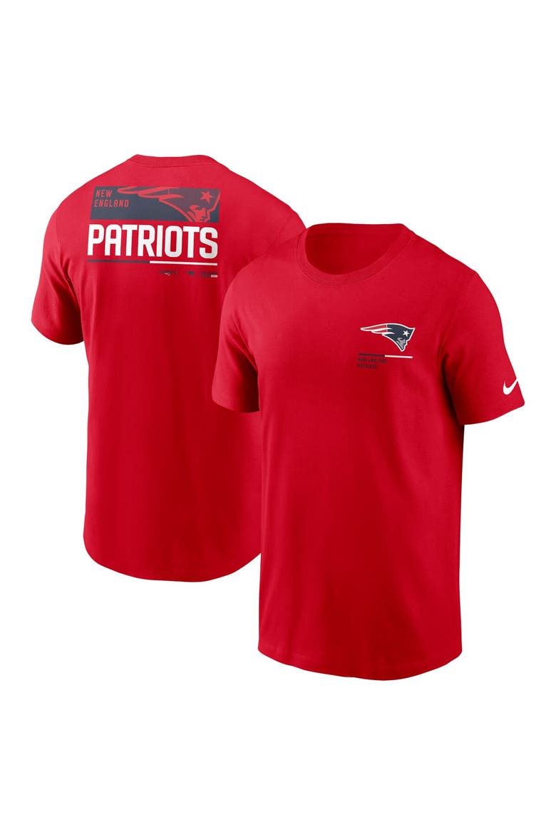 Men's Nike Red New England Patriots Team Incline T-Shirt, Main, color, Red