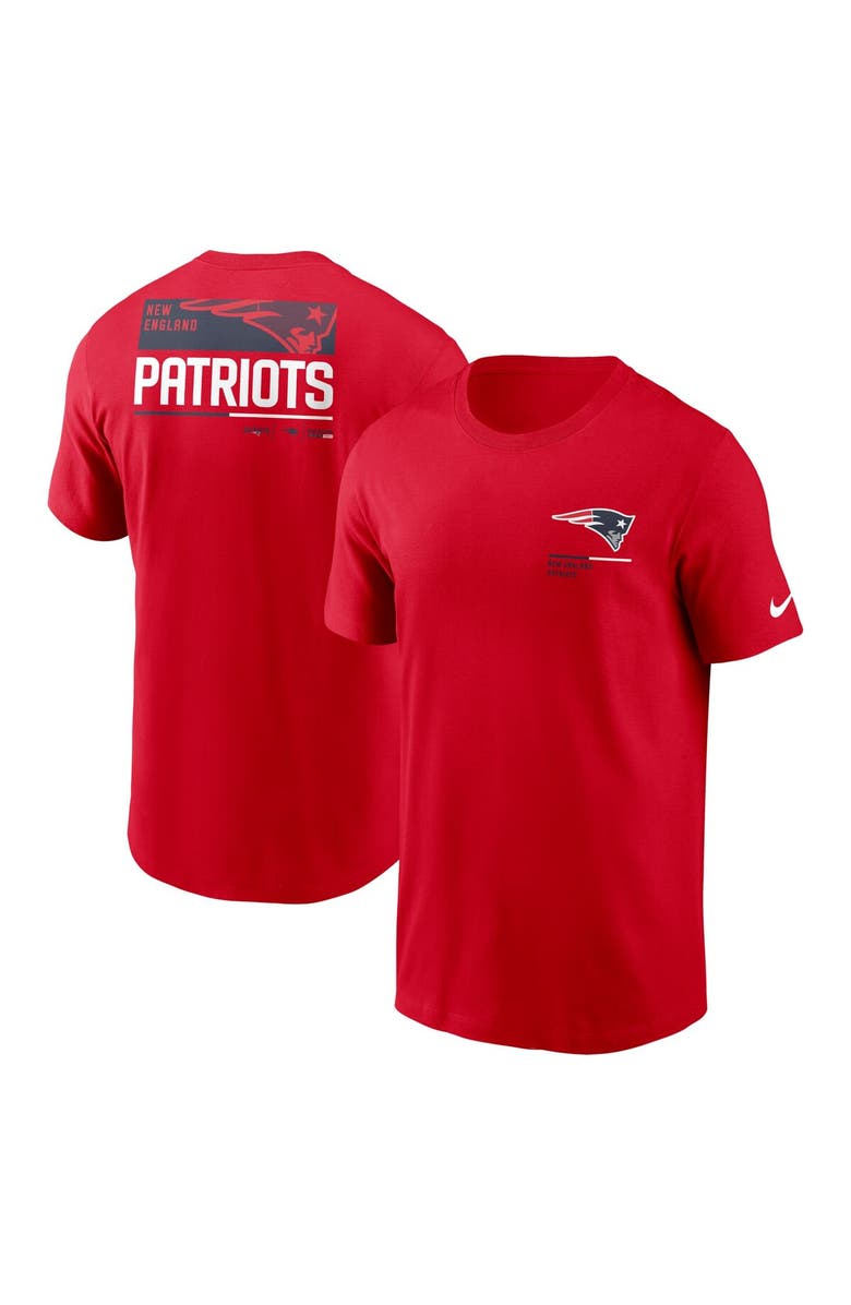 Nike Men's Nike Red New England Patriots Team Incline T-Shirt, Main, color, 