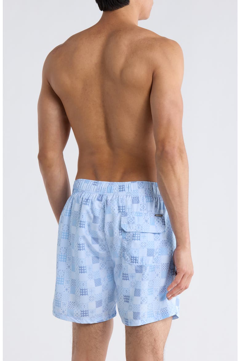 Ponji Volley Swim Shorts, Alternate, color, LIGHT BLUE