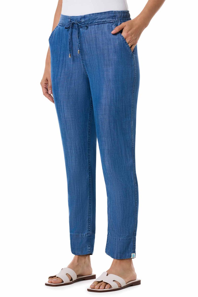 Enclave Weekend Pants, UPF 50+ Sun Protection, Alternate, color, Light Indigo Chambray