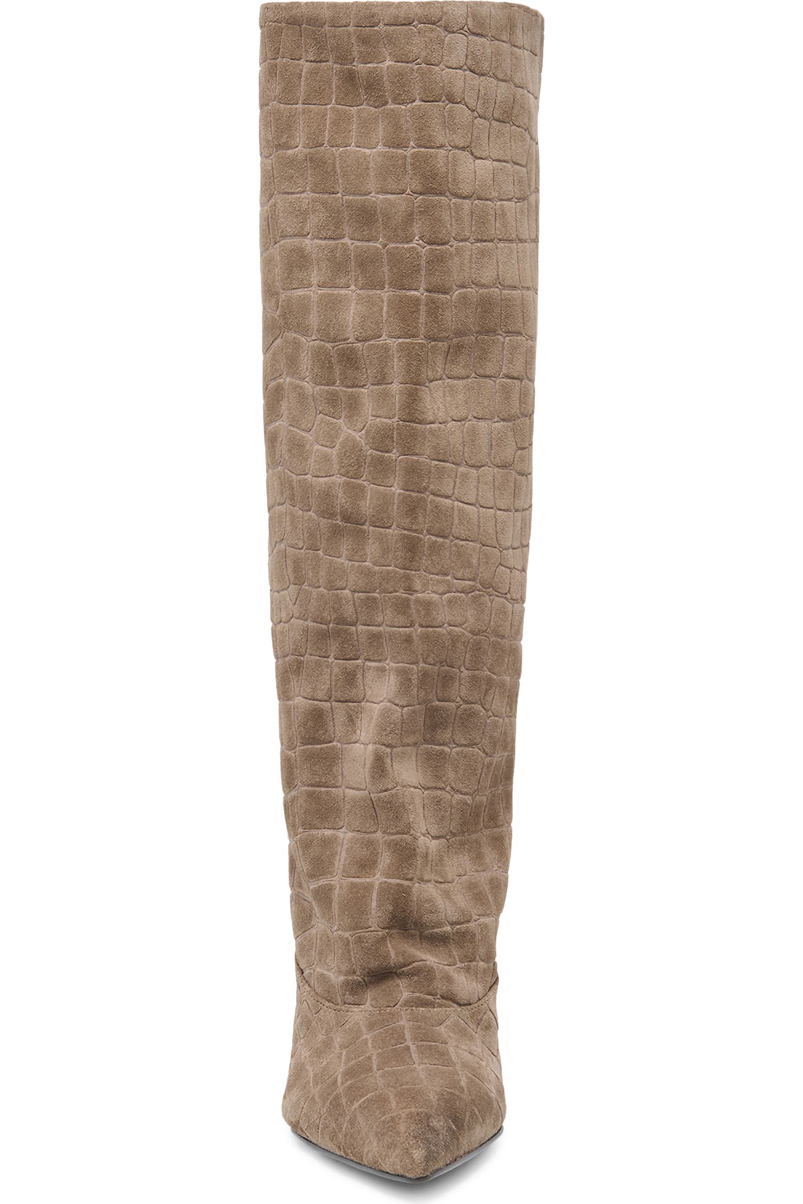 Crocs Boota Dolce Vita Roxla Croc Embossed Leather Knee High Boot (Women) | Nordstrom