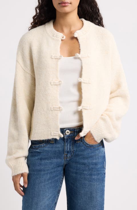Knot Fastening Cardigan