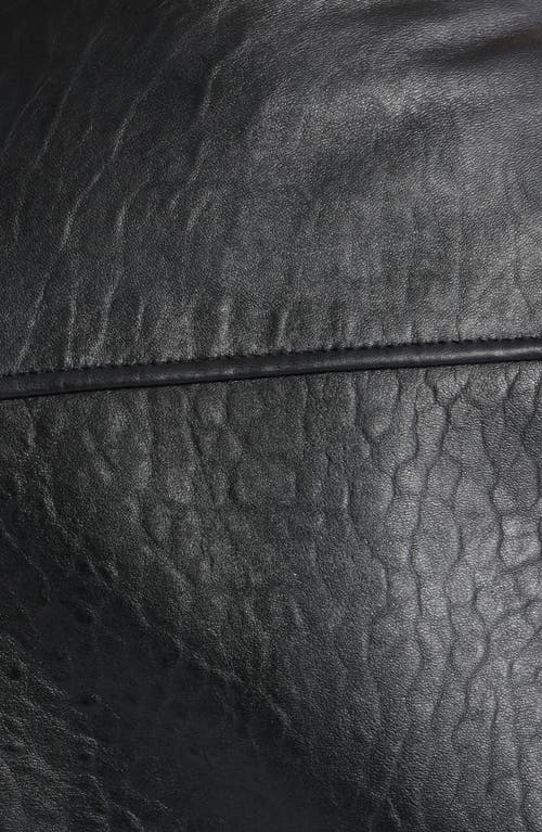 Schott Nyc Leather Flight Jacket In Black