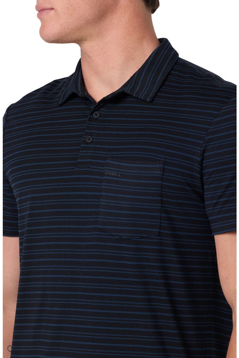 TRVLR UPF Performance Polo, Alternate, color, BLACK 2