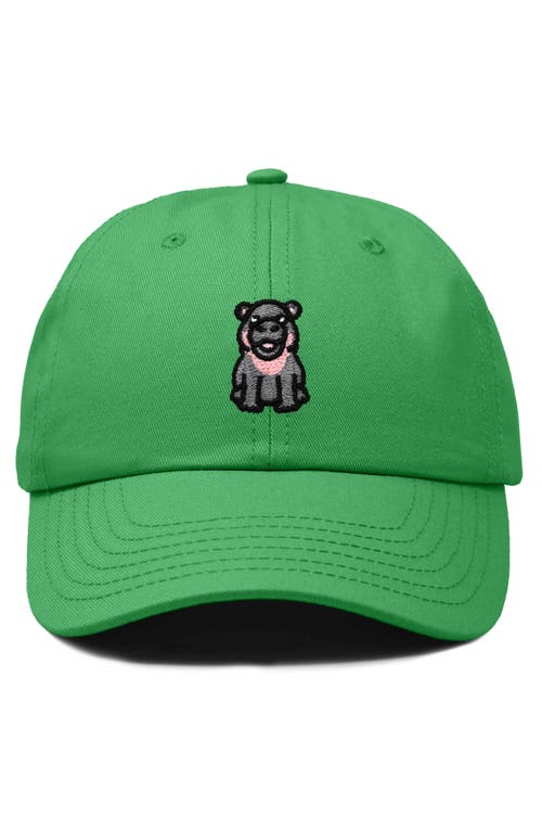 DALIX DALIX HIPPO EMBROIDERED ADJUSTABLE HAT