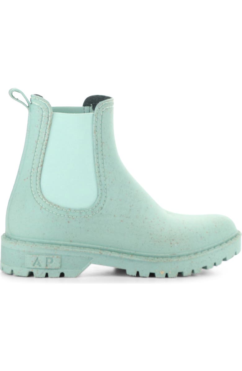 Asportuguesas by Fly London Oak Waterproof Chelsea Boot, Alternate, color, Mint Rubber Cork