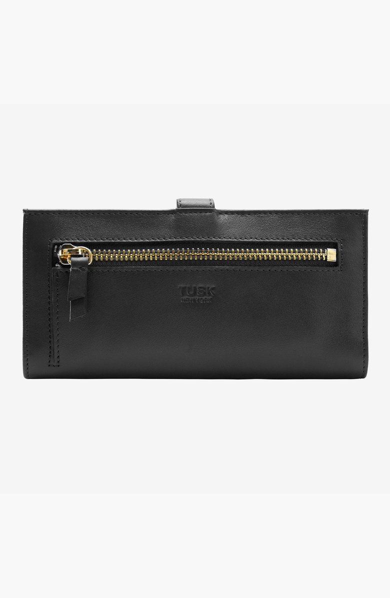 Tusk Joy Long Slim Wallet, Alternate, color, Black