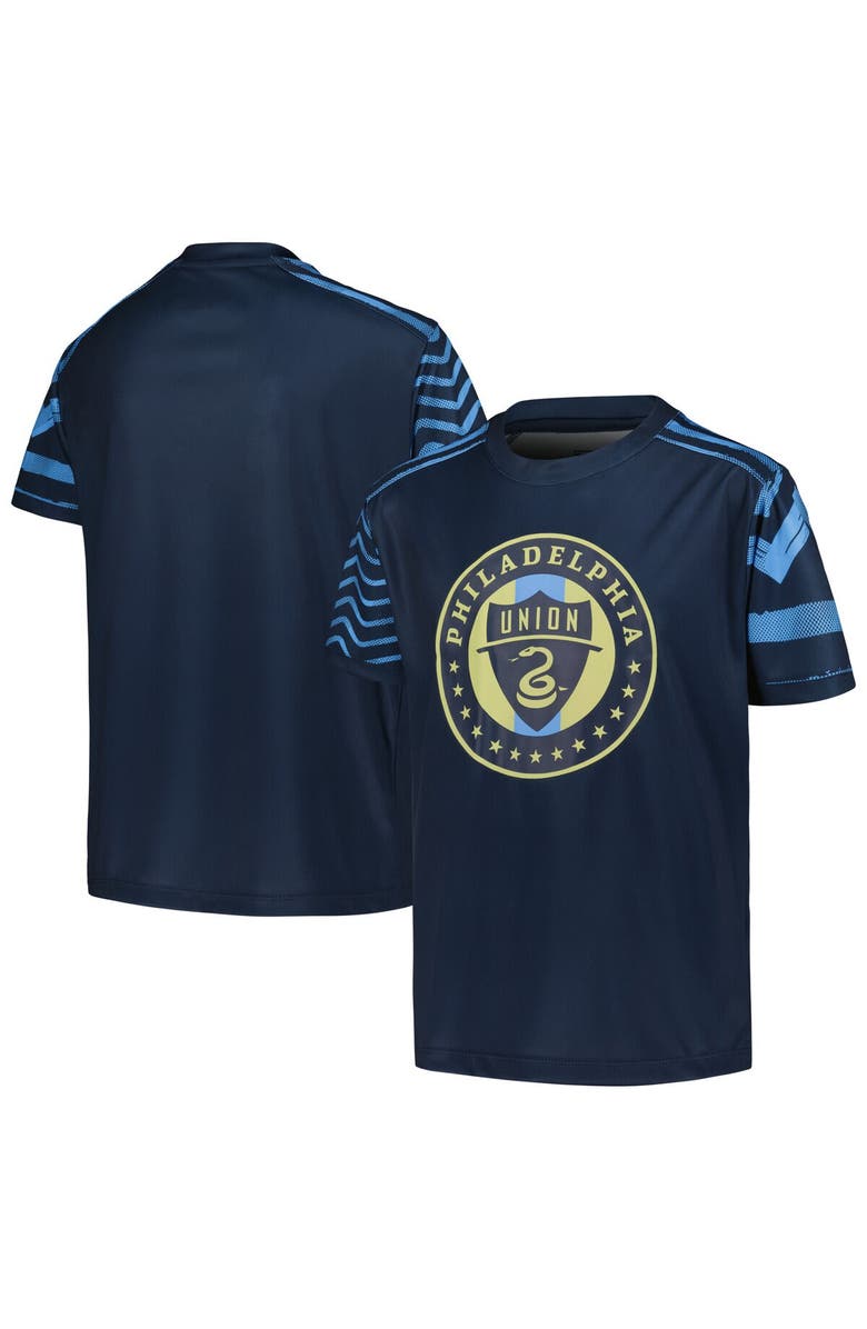 Outerstuff Youth Navy Philadelphia Union Winning Tackle T-Shirt, Alternate, color, 