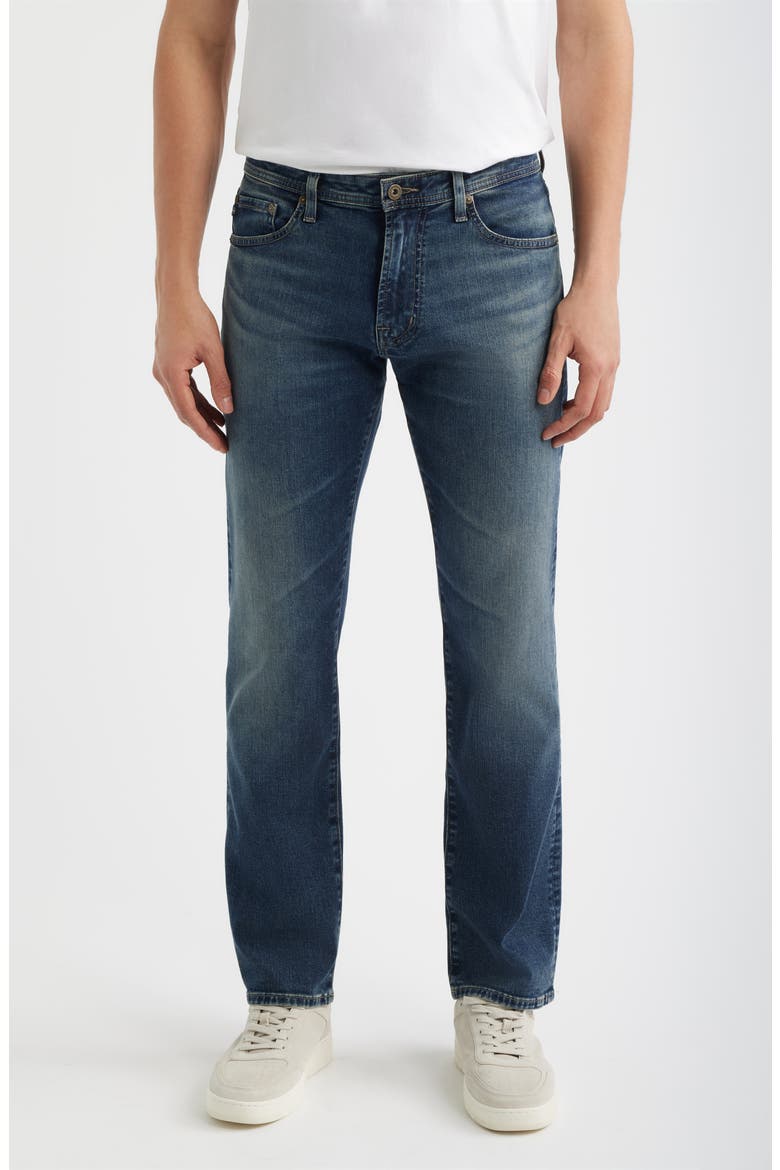 Protégé Straight Leg Jeans, Main, color, MOORTEN