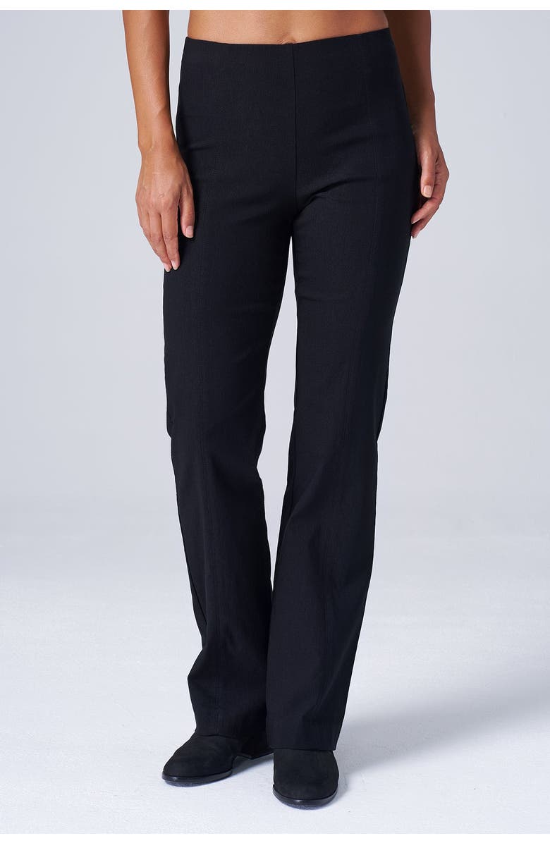 Franne Golde High Waisted Bootcut Stretch Magic Pant, Alternate, color, Black