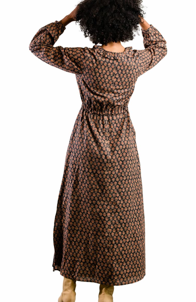 ABLE Caroline Ruffle Maxi Dress, Alternate, color, 