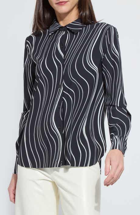 Connie Slim Fit Animal Print Button-Up Shirt