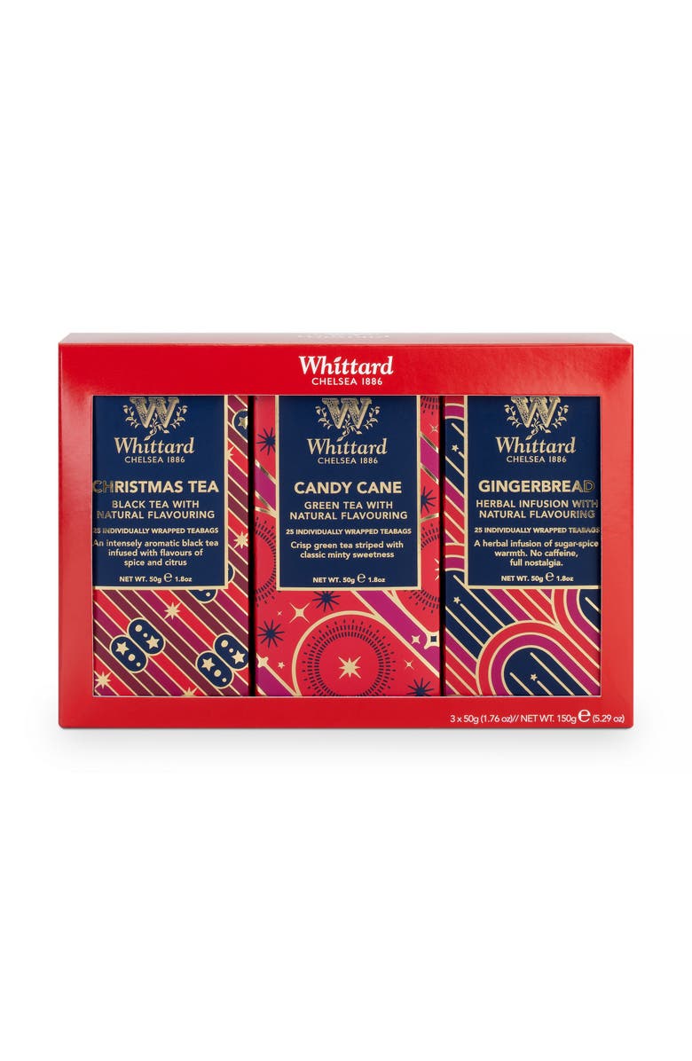 Whittard of Chelsea Christmas Tea Trio gift set, Main, color, NO COLOR