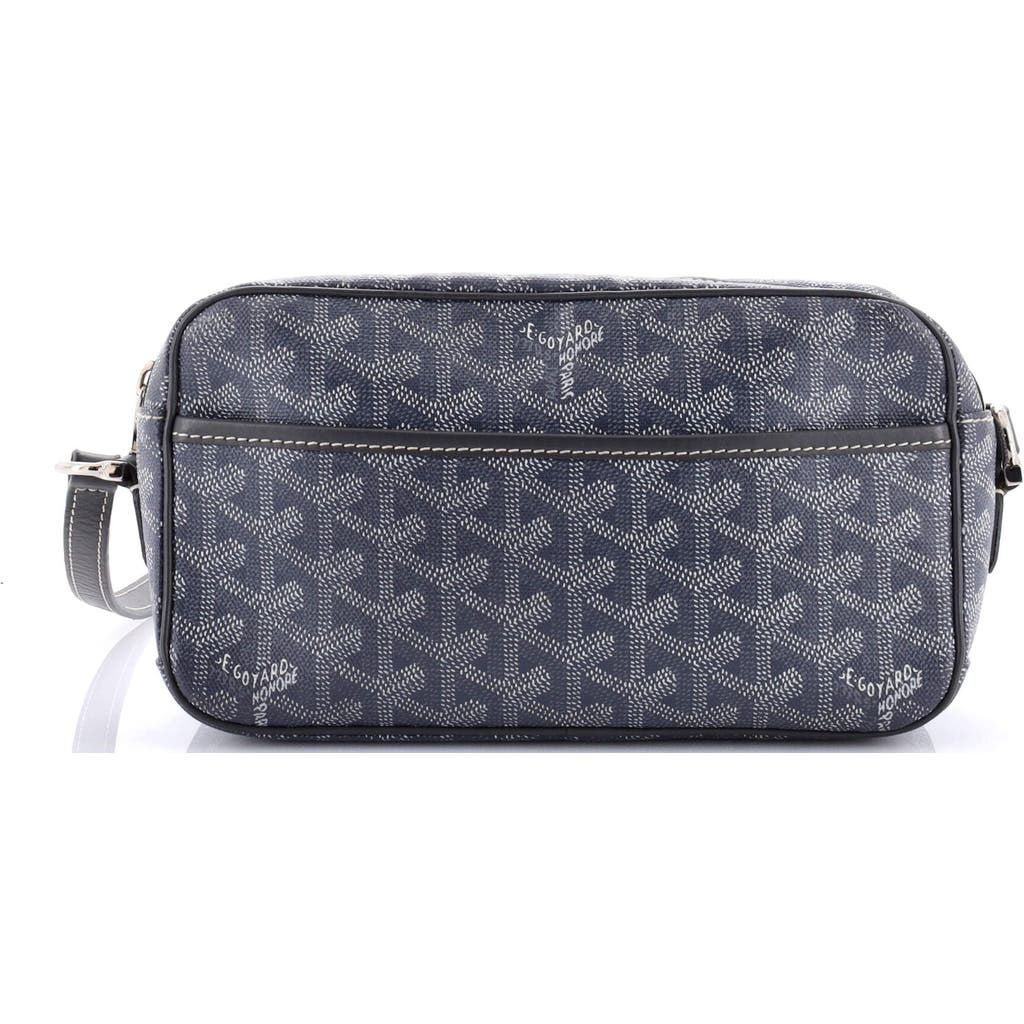 Pre-owned Goyard Goyard Cap Vert Bag Coated Canvas In Gray