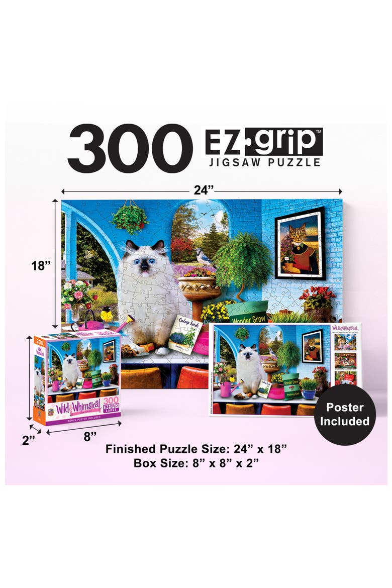 Catnip Cultivator 300 Piece Puzzle, Alternate, color, Multicolor