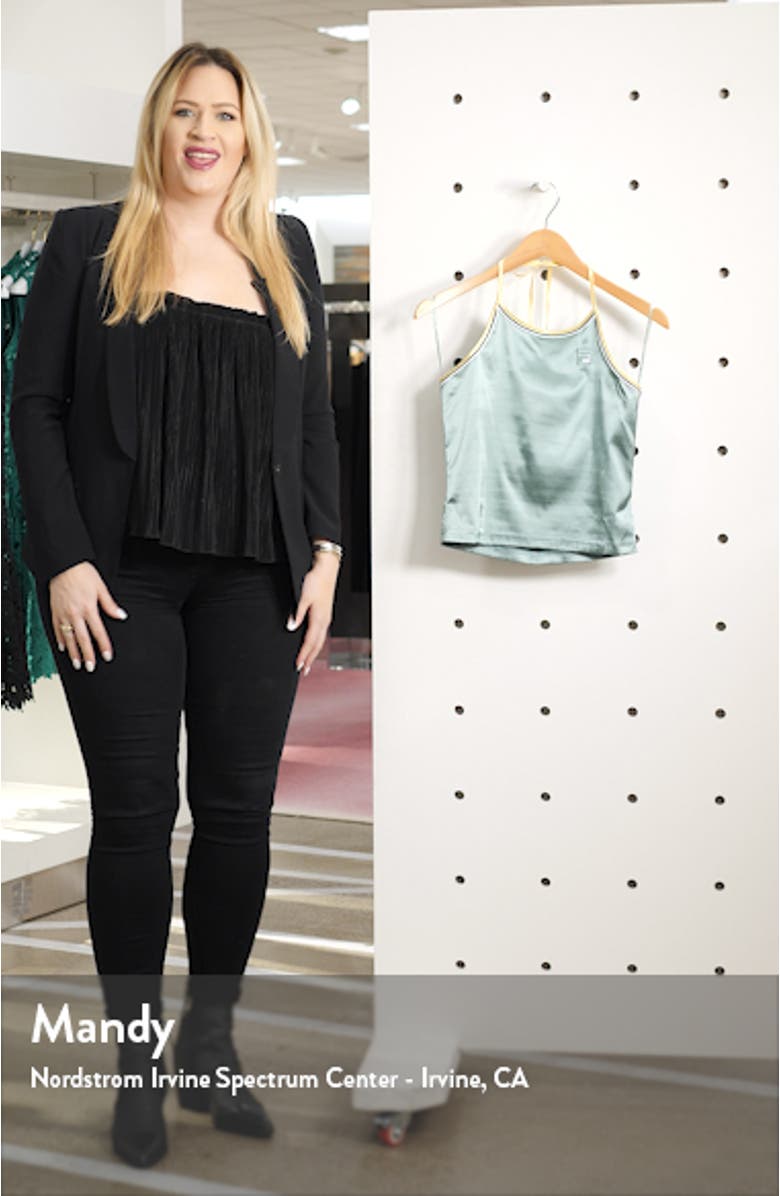 Marisol Satin Halter Tank, sales video thumbnail