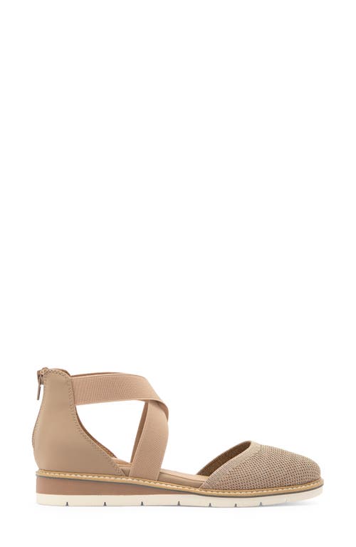 Me Too Adria Closed Toe Wedge Sandal In Brown