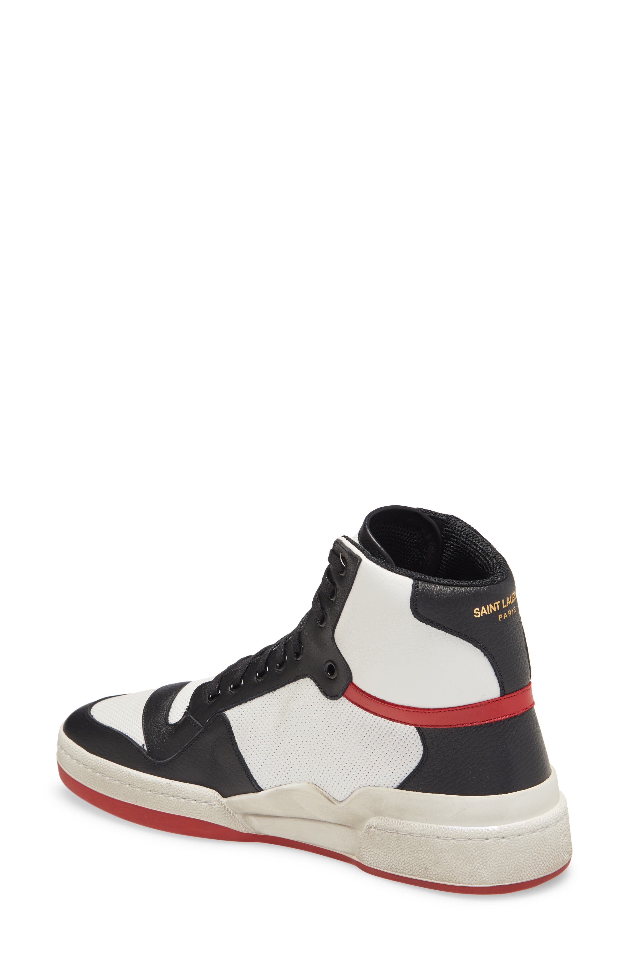 Saint Laurent SL24 High Top Sneaker, Alternate, color, 