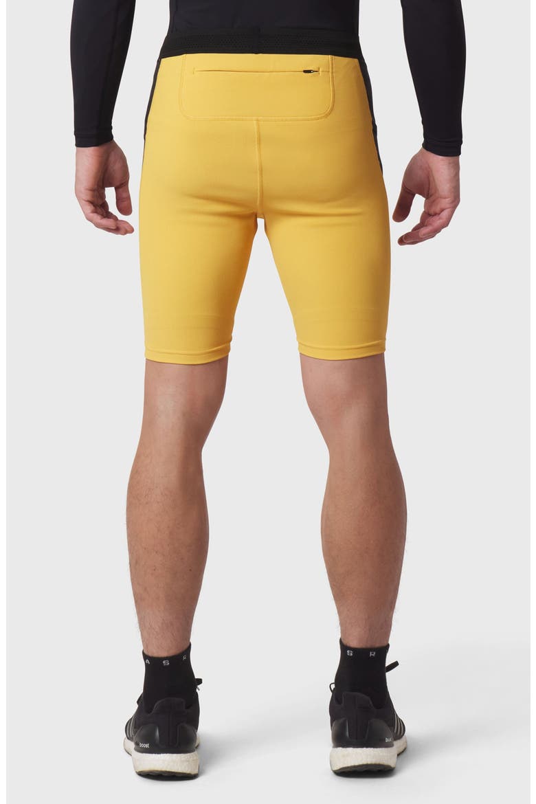 Lycra Ribbed Run Half-Tight, Alternate, color, Amber