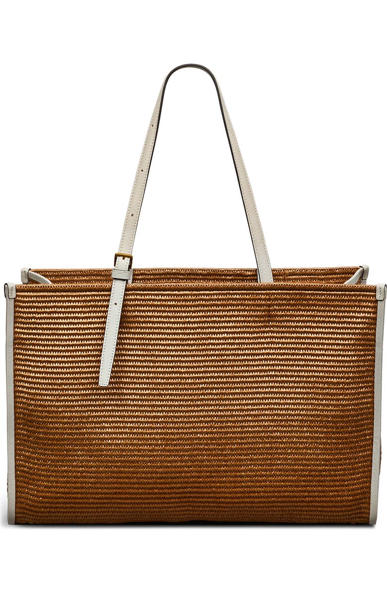 Radley The Large Burlington Raffia Tote, Alternate, color, Saddle
