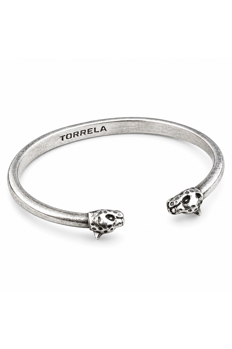 Jaguar Silver Bracelet, Main, color, Sterling Silver