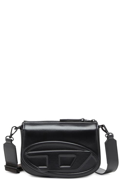 DIESEL® 1DR 2.0 Leather Camera Crossbody Bag in Black  product