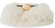 AIMEE Full Circle Faux Shearling Clutch