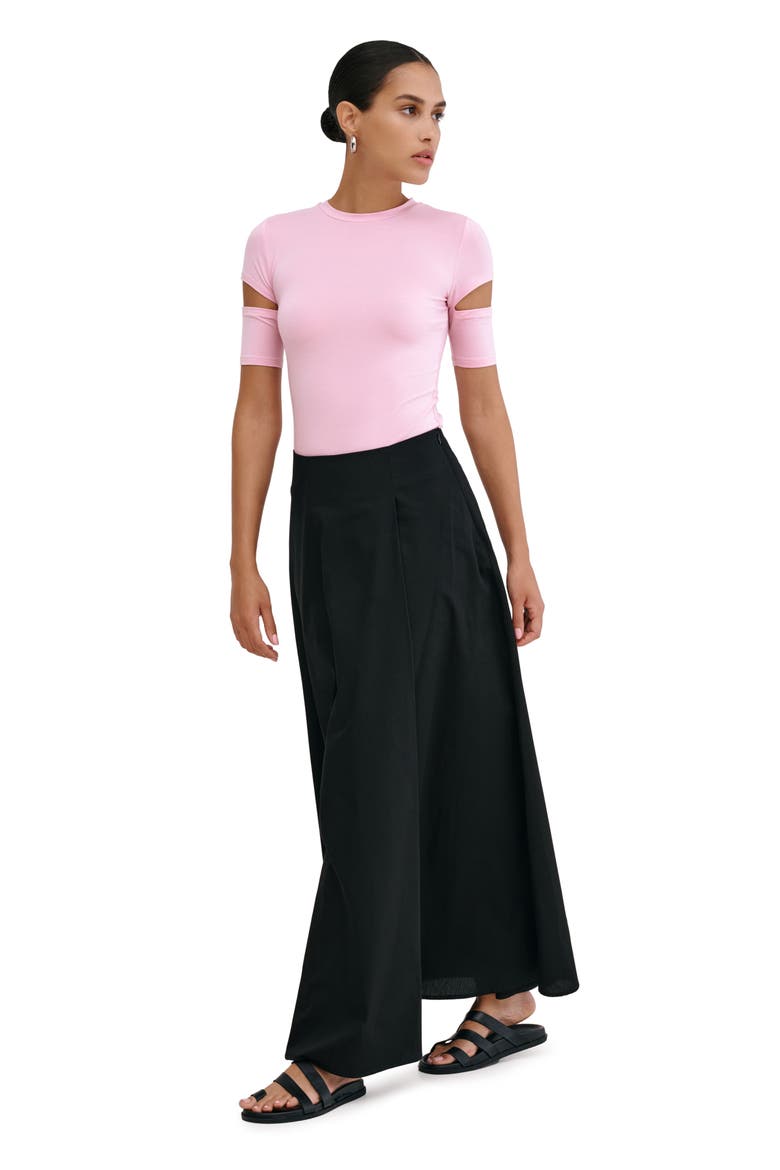 Esme Sleeve Cutout Top, Alternate, color, MAUVE