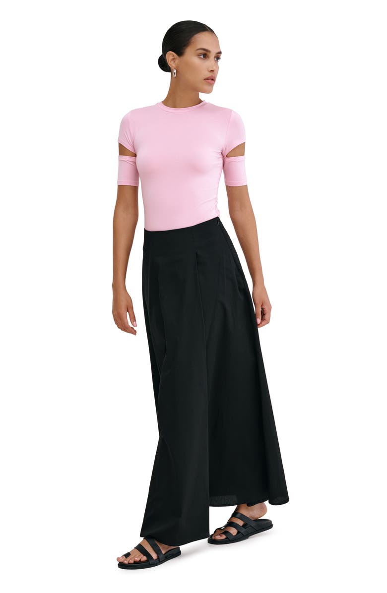 Marcella Esme Sleeve Cutout Top, Alternate, color, Mauve